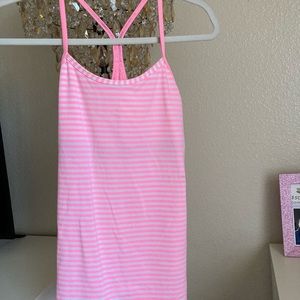 Lululemon pink tank. Size 6.